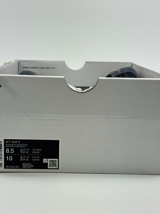 Nike Air Zoom G.T. Cut 3 TB \'Black White\' IB4458-001 Basketball size 8.5